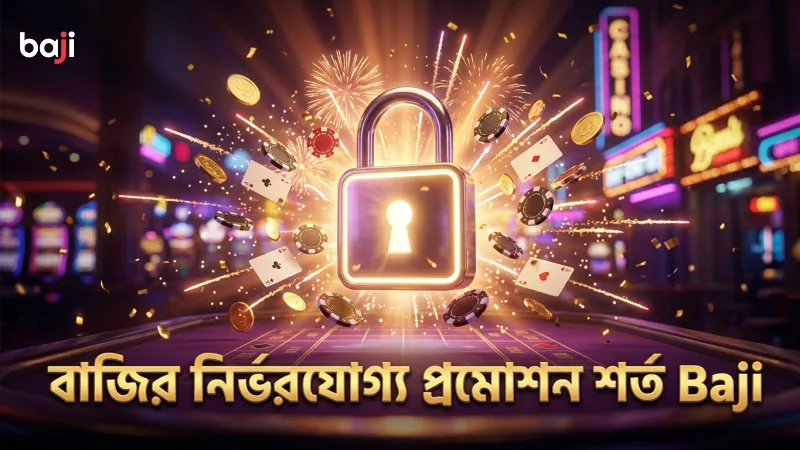 বাজির প্রমোশন ও বোনাসের শর্তাবলী স্পষ্ট এবং নির্ভরযোগ্য।
