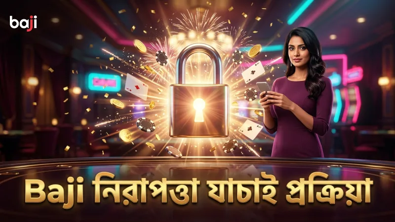 Baji প্ল্যাটফর্মে নিরাপত্তা ও বোনাস যাচাই গুরুত্বপূর্ণ।