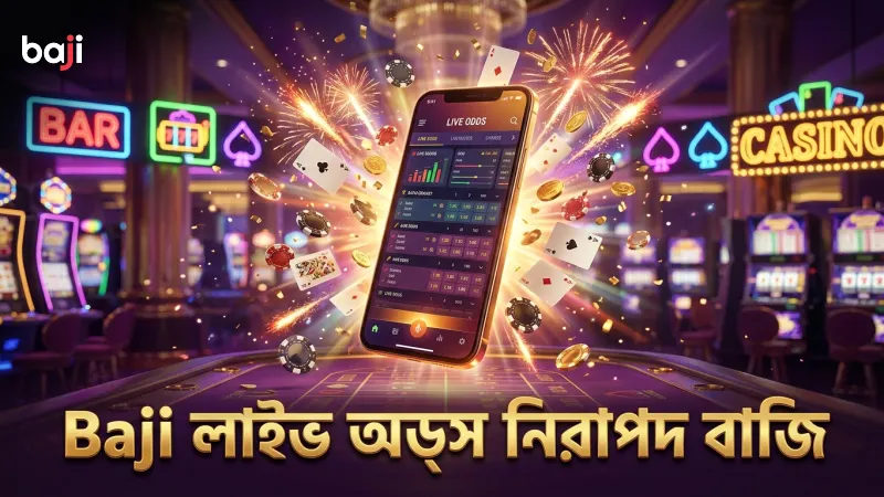 Baji তে লাইভ অডস পর্যবেক্ষণ করে নিরাপদ বাজি ধরুন