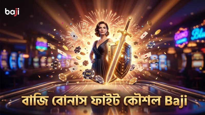 বাজি ব্র্যান্ডের বোনাস ফাইট মোডে তলোয়ার ও ঢালের ব্যবহার।